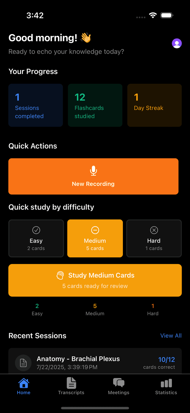 RapidNote Interface 4